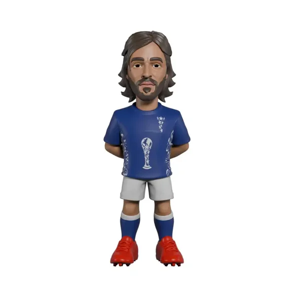 MINIX World Cup Legends Andrea Pirlo Italy Soccer Collectible Action Figure – 12 cm