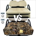 thumbnail image 6 of COEQINE Golf Cart Seat Covers with Carry Handle, Lightweight Golf Cart Seat Towel Blanket, Fit for EZGO/Yamaha/Club Car and Other 2-Seat Golf Carts, 51.2"x 30.3", Yellow Camo Hunting Forest, 6 of 8