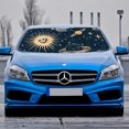 thumbnail image 2 of Awypu Stars Planets Moon Car Shades for Front Windows Sunshade for Car Windshield for Vehicle SUV Truck Protector 51.18*27.59 in, 2 of 7