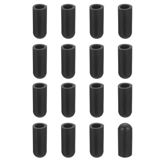 Uxcell 58Pack Chair Leg Caps, 3mm (1/8 Inch) Non-Marking Chair Leg Tips Non-Slip Chair Leg Floor Protectors, Black