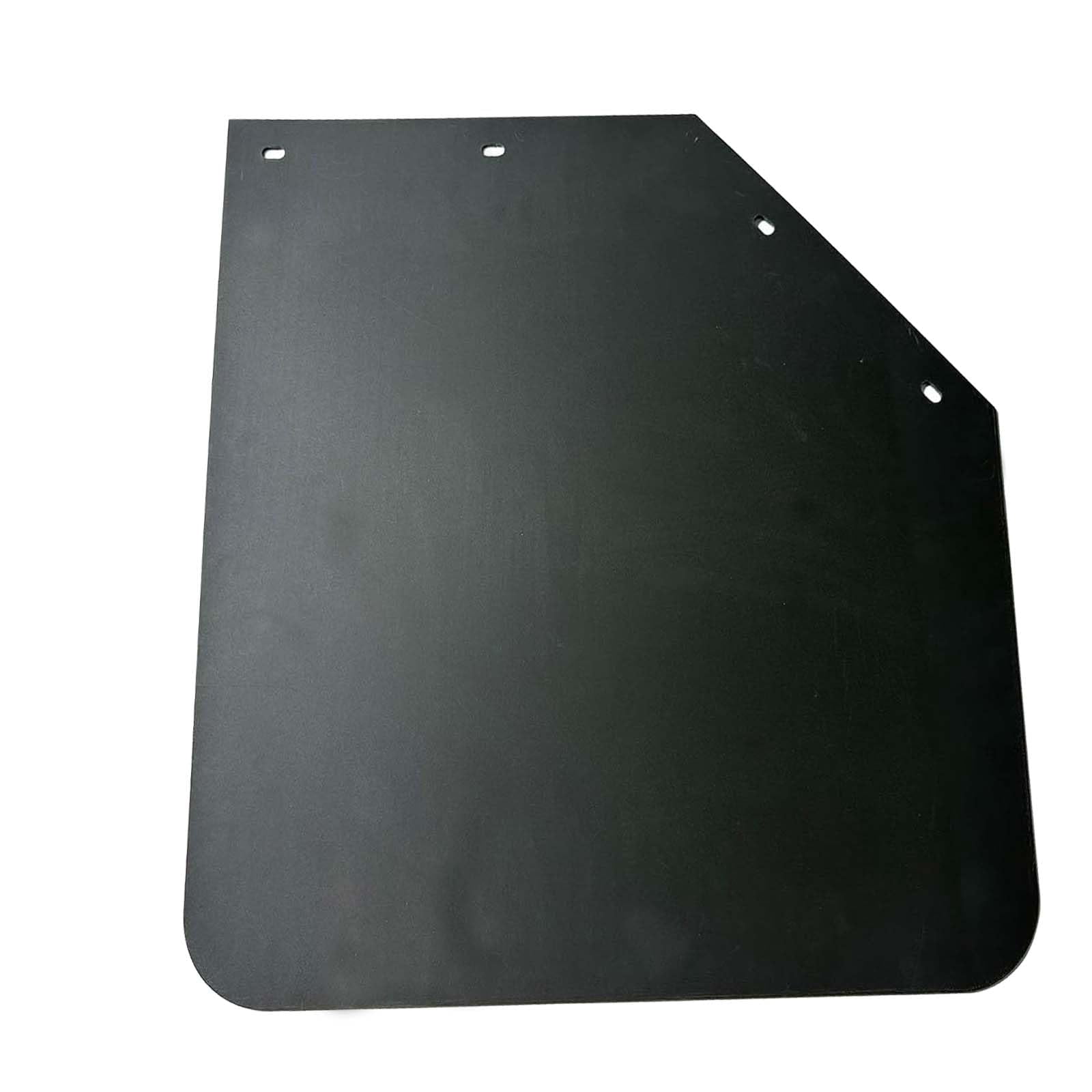 BST BSSP Pair Universal Heavy Duty Polymer Mudflaps 24x30 Inch, Black Angled Splash Guard Mud Flaps for Semi Trucks Tractor Trailer