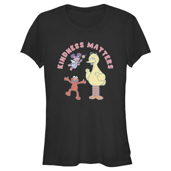 Junior's Sesame Street Kindness Matters Trio  Graphic T-Shirt