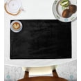 thumbnail image 2 of The Cozy Creations Set of 24 Placemats, Velvet Place Mats for Kitchen Table Indoor/Outdoor, Washable Dining Table Decor Placemats, Black Velvet Placemat, 13x18 Inch, 2 of 4