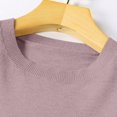 thumbnail image 6 of KAUOD Teen Girls Knit Sweater Soft Warm Lined Pullover Sweater Kids Plain Crew Neck Long Sleeve Ribbed Knit Tops Clothes, 6 of 9