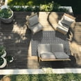 thumbnail image 2 of Garland Rug Garden Trellis Polypropylene Heather Gray Indoor/Outdoor Area Rug, 5' x 7', 2 of 7
