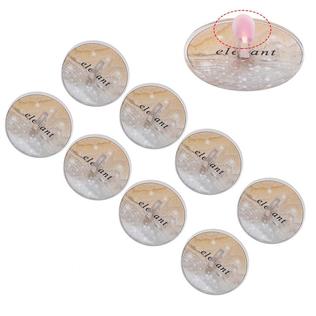Mgaxyff 8pcs Professional Nail Art Practice Display Stand Manicure Tips Holder Tool Acrylic,Nail Tip Holder,False Nail Tip Support