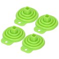 thumbnail image 3 of Juego de 20 embudos de silicona flexibles plegables y plegables para transferir líquidos fácilmente a botellas de agua, 3 of 8