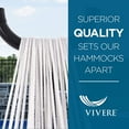 thumbnail image 6 of Vivere Double Polyester Hammock with Steel Stand and Carry Bag - Aqua, 6 of 6