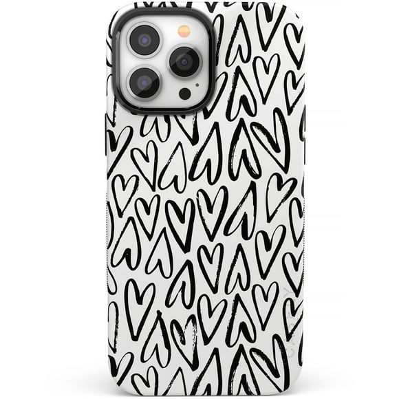 casely iPhone 14 Pro Max case Heart Throb Endless Hearts case (Bold + compatible with MagSafe)