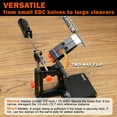 thumbnail image 7 of SHARPAL 202H Knife Sharpener Kit – Adjustable 10°-35° Angle, 7 Abrasive Plates (Diamond 220-1000, Whetstone 3000-6000) & Case, 7 of 7
