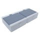 thumbnail image 3 of Soporte para Ahorro de jabonera para Plato jabonera Soporte para jabonera de Plástico ABS con Ganchos de Tapa Abatible Organizador de Estante para Caja de Drenaje para Colgar ANGGREK Otros, 3 of 8