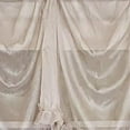 thumbnail image 4 of RLF Home Luxurious Modern Design Classic Sheers Victory Swag 3-Scoop Window Valance 50" x 25" Taupe, 4 of 4