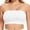 White, variant on Vaslanda Strapless Bras for Women Supportive Bandeau Bra Non Slip Wireless No Underwire Bra