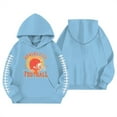 thumbnail image 3 of Tiijoy Girls Hoodie Football Graphic Print Hooded Sweatshirt Pullover, Sizes 12-18M, 3 of 3