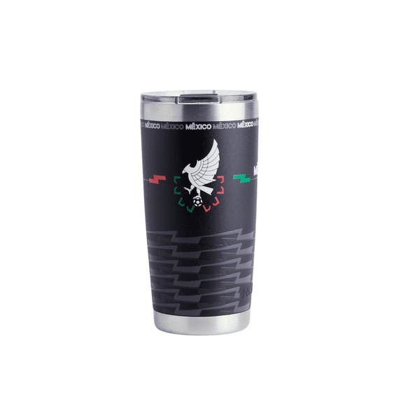 20oz Black Mexican Team Stainless Steel