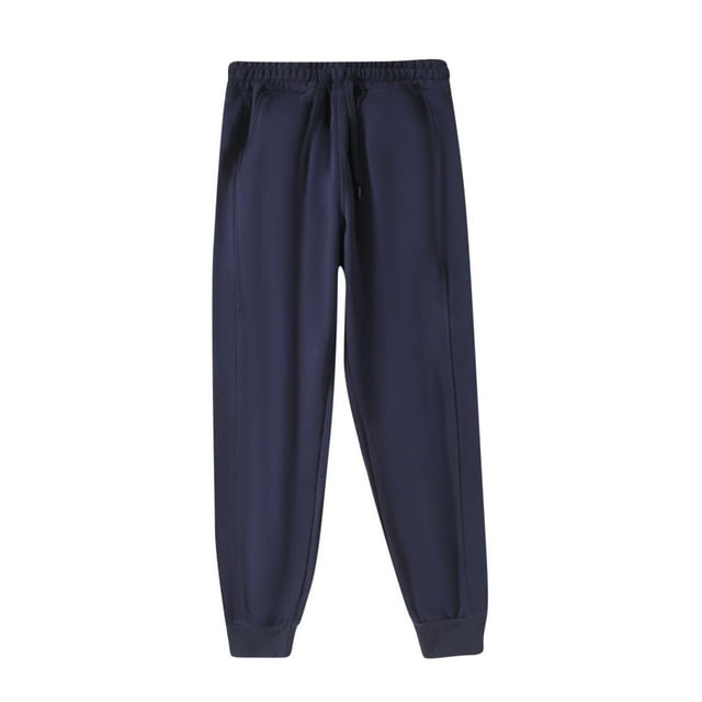 Diufon Jogger Pants for Men Casual Wide Leg Loose Drawstring Waisted Workout Gym Sweatpants with Pockets