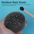 thumbnail image 3 of Tambor De Lengua De Acero, Instrumento De Meditación De Tambor De Lluvia De 3 Pulgadas Y 6 Notas Para Jardín Al Aire Libre, Tambor Etéreo Tambor De Mano Adecuado Para Yoga,, 3 of 7
