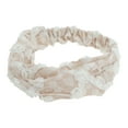 thumbnail image 5 of Unique Bargains 1 Pc Headband Floral Hollow-out Hairband for Women Beige, 5 of 5