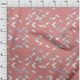 thumbnail image 3 of oneOone Rayon Peach Fabric Geometric Sewing Material Print Fabric By The Yard 56 Inch Wide-F6, 3 of 5