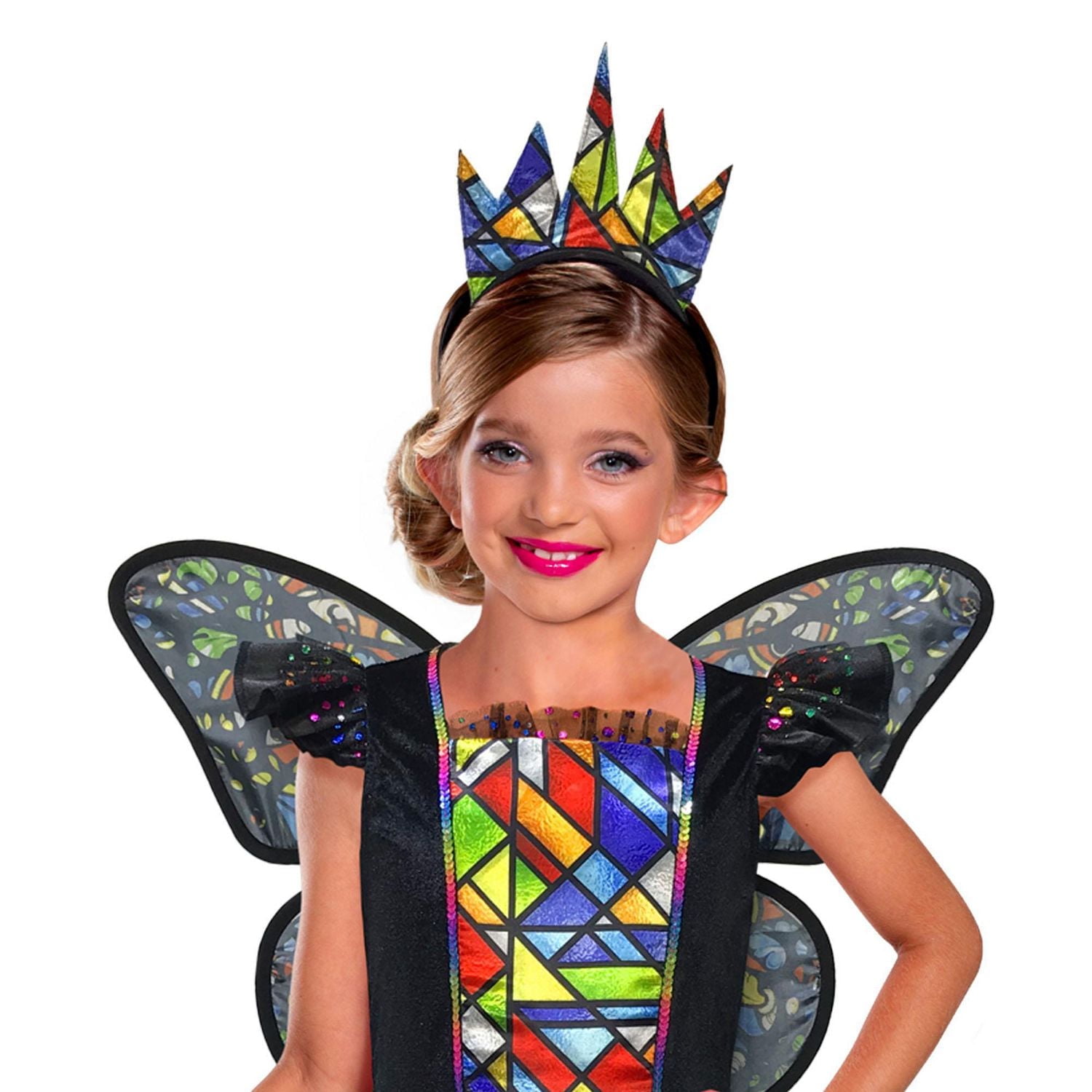 Costume de Papillon vitrail pour filles M