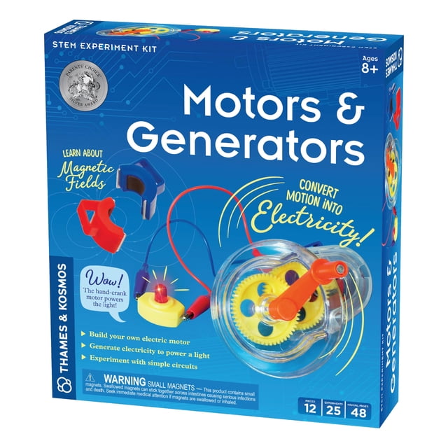 Kit científico de motores y generadores Thames & Kosmos desde hace más de 8 años