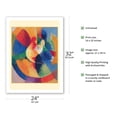 thumbnail image 2 of Circular Forms, Sun (Formes Circulaires, Soleil) - From an Original Color Painting by Robert Delaunay c.1912 - Bamboo Fine Art 290gsm Paper Print (Unframed) 24x32in, 2 of 4
