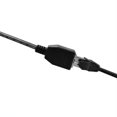 thumbnail image 4 of Extensor de cable Ethernet Adaptador de cable de extensión (6,5 pies) -RJ45 Hembra a macho Acoplador de cableado de red Conector de unión Enchufe Cable de conexión - Negro, 4 of 4