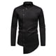 thumbnail image 2 of pstuiky camisas de hombre de manga larga, Camisa informal de manga larga con cuello alto y botones a la moda para hombre camisetas de hombre xl, 2 of 8
