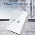 thumbnail image 1 of RYRDWP 2 Interrupteur Mural Interrupteur Capacitif à Main Verre Smart Home, 1 of 8
