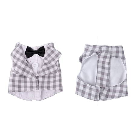 Halloween Funny Pigeon Cosplay Dress Up Cartoon Back Bow Tie Suit Pet Transformation Costume Gentleman Chest S