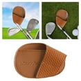 thumbnail image 3 of LOVIVER Golf Club Iron Head Cover PU Leather Protector Lightweight Headcover for Outdoor Brown, 3 of 8