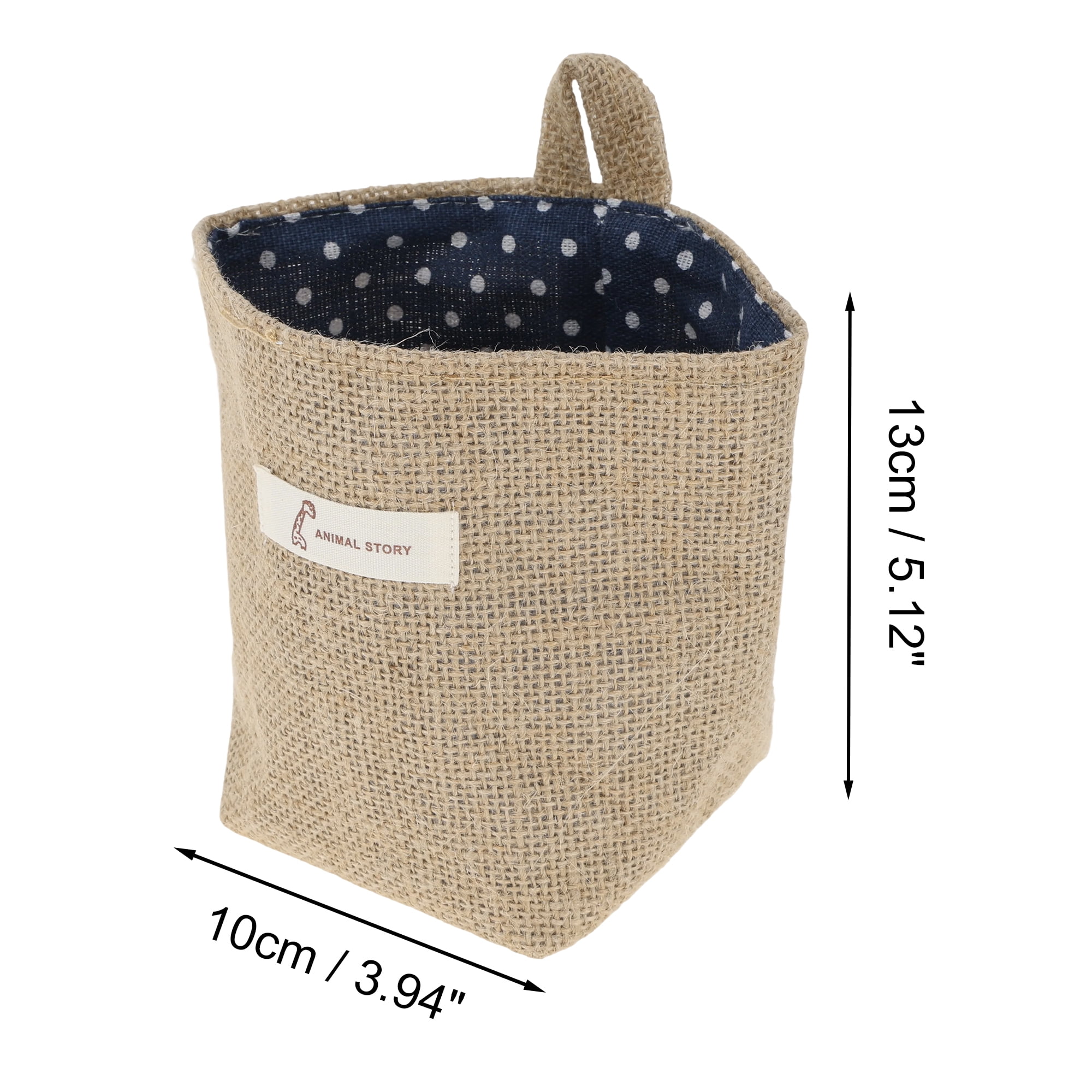 Unique Bargains Simple Reusable Hanging Storage Bags 1 Pc Yellow Brown