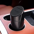 thumbnail image 5 of Oliegs Heated Blanket Car Trash Can With Lid Car Trash Can Cup Holder Mini Trash Garbage Can Organizer Storage For Front Back Seat Accessories Chocolate, 5 of 5