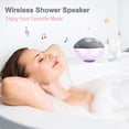 thumbnail image 4 of Altavoces flotantes para piscina con luces de colores, altavoz Bluetooth impermeable IP68 para piscina, altavoz de sonido cristalino para piscina, spa y exteriores, 4 of 5