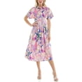 thumbnail image 3 of Nicole Miller Pintuck Waist Shirtdress, Sizes 4-16, 3 of 5