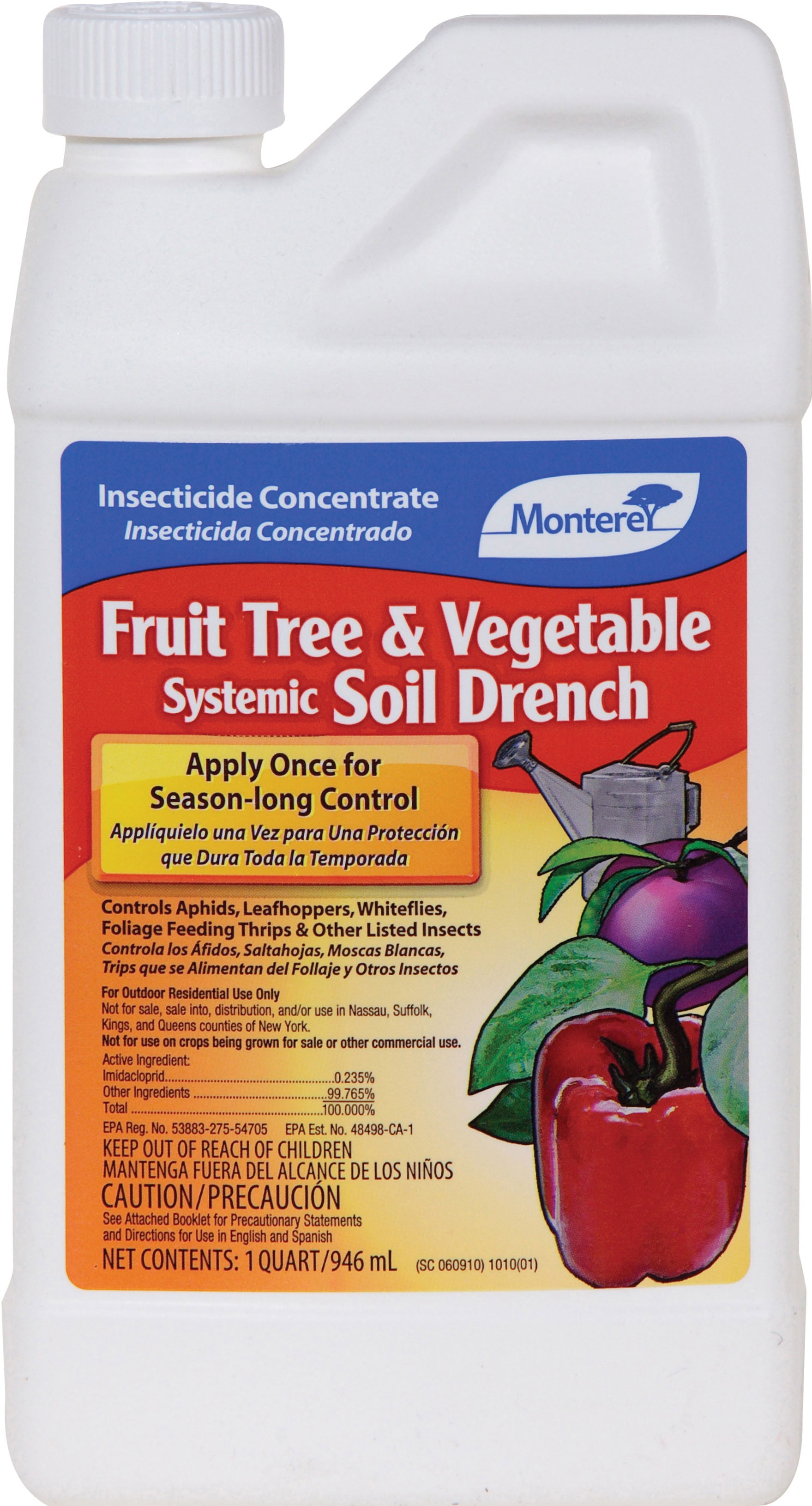 FRUIT TREE & VEGETABLE SYSTEMIC SOIL DRENCH CONC