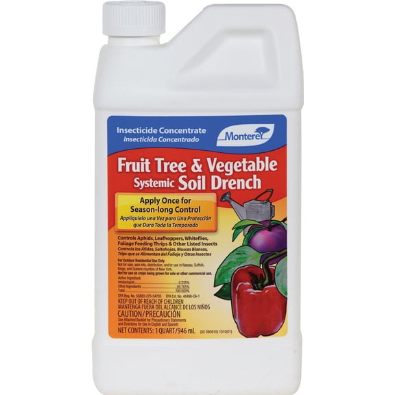 Monterey LG 6274 Insect Killer Fruit Tree & Vegetable Soil Drench Liquid Concentrate 32 oz