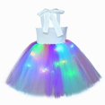 thumbnail image 3 of Princess Tutu LED Unicorn Dress for Girls Rainbow Light Up Costumes, 3 of 4