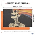 thumbnail image 6 of Yayeee Doormat for Indoor Entrance 32" x 20" Non Slippery Floor Rug, Black Skeleton, 6 of 8