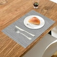thumbnail image 2 of Bovemsi Daily Deals Clearance, Kitchen Placemats Washable Indoor/Outdoor Vinyl Place Mats For Dining Table PVC Weave Table Mats, 2 of 6
