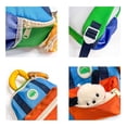 thumbnail image 6 of ibiyuan Cute Backpack Teens Adjustable Book Bag with Pockets Clear Print Back To School Supplies Gift / Holiday Gift,S,Blue, 6 of 6