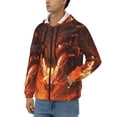 thumbnail image 3 of Naloa Magma Fire Black Dragon Men’s Hoodies, Zip up Hoodie, Sweatshirts,Hoodies for Men Sizes S-3XL-Medium, 3 of 5