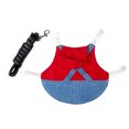 thumbnail image 1 of Chaqueta De Mezclilla Ajustable Con Arnés De Conejo Para Animal Peque?o S Rojo Sunnimix Arnés de conejo, 1 of 7