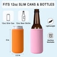 thumbnail image 3 of Funda enfriadora para lata fina Xumbtvs aislada para lata de 12 oz, 5 piezas, 3 of 7