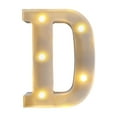 thumbnail image 1 of RuiJiao LED Illuminated Alphabet Letters, ABS Plastic Marquee Light Up Signs 16cm for Birthday Party Wedding Children's Room Decor, 1 of 9