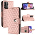 thumbnail image 6 of for Samsung Galaxy A33 5G Wallet Case, Elegant Card Holder Cash Slot PU Leather Kickstand Wrist Strap Wallet Shockproof Protective Flip Women Girls Case Cover for Samsung Galaxy A33 5G, Coralpink, 6 of 7