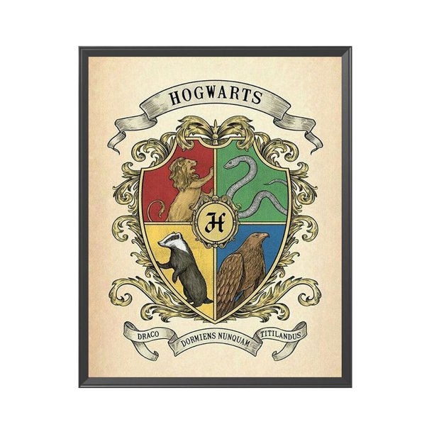 Cuadros Decorativos Bordado Completo Hilo Eco-algodón (11CT) (Impreso) Harry Potter Punto de Cruz Tmvgtek embutido en tela