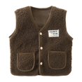 thumbnail image 3 of Chaleco para bebé de otoño e invierno, chaleco para niñas recién nacidas, chaqueta cálida y suave para niños, chaleco cálido grueso, ropa informal para niños de 2 a 9 años, 3 of 5