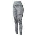 thumbnail image 4 of HOOJT Clearance!Leggings for Women High Waist Gym Leggings Workout Printed Yoga Pants with Pockets Elasticated Waist Trousers Running Activewear, 4 of 5