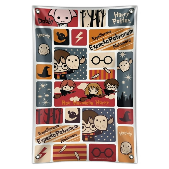 Harry Potter Cute Chibi Pattern Home Business Office Sign
